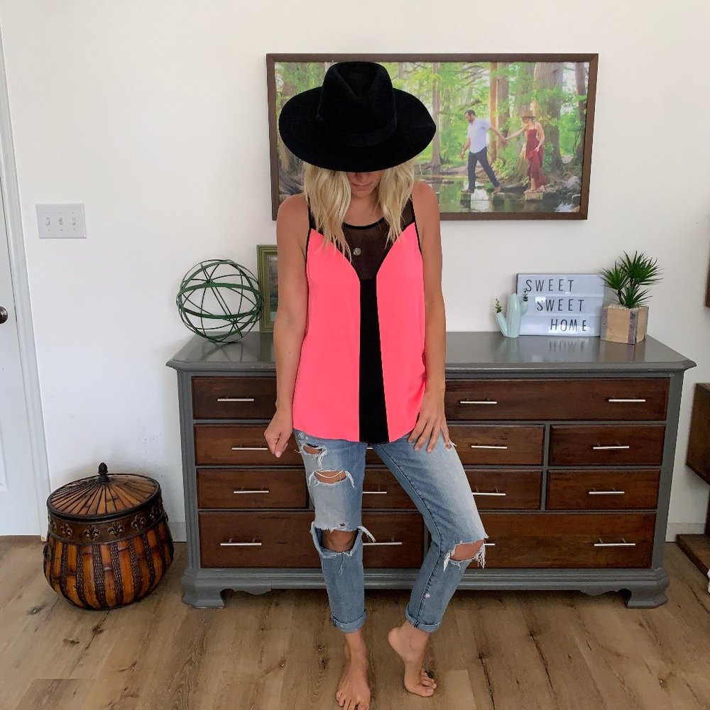 Milly Sleeveless Silk Top